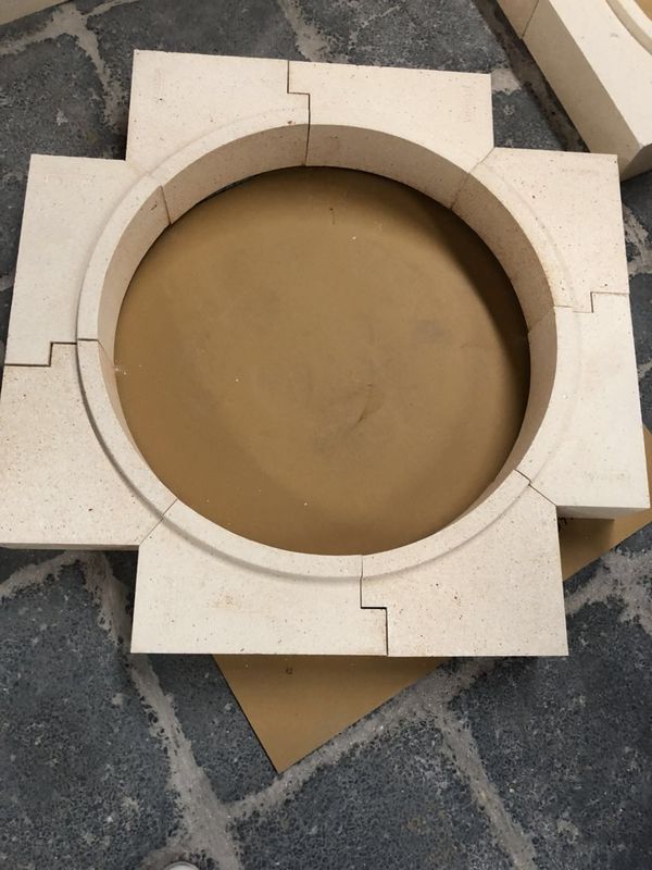 हॉट ब्लास्ट स्टोव के लिए 1500 ℃ आरयूएल के उच्च थर्मल प्रतिरोध एल्यूमिना सिलिकेट रिफ्रेक्ट्री ईंट